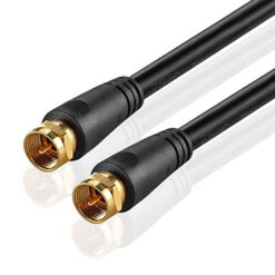 Coaxial Cable with F-Type Connectors Pin Plug Socket