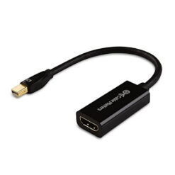 Cable Matters Mini DisplayPort To HDMI Male To Female Adapter - Black