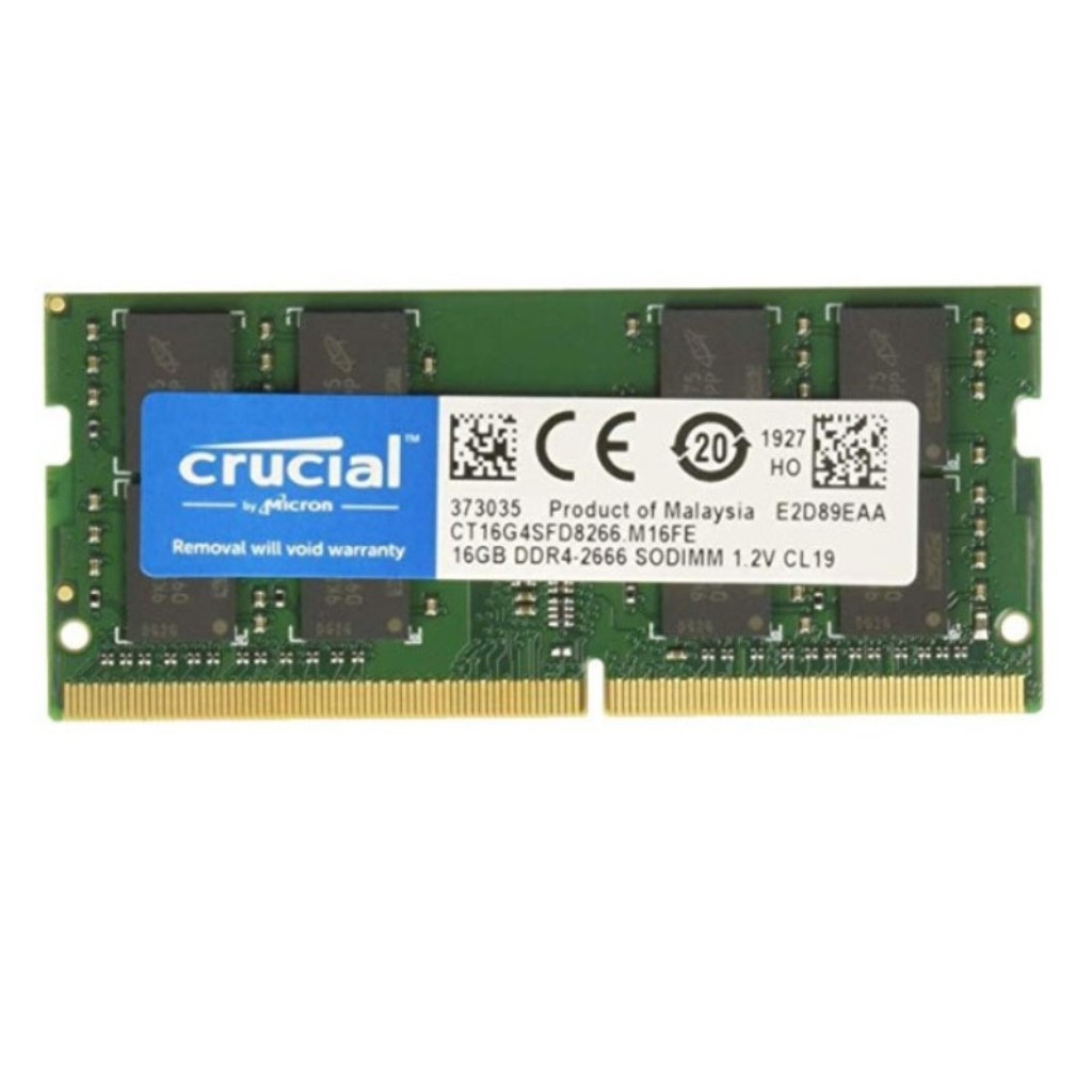 Crucial 16GB DDR4-2666 SODIMM | CT16G4SFRA266 