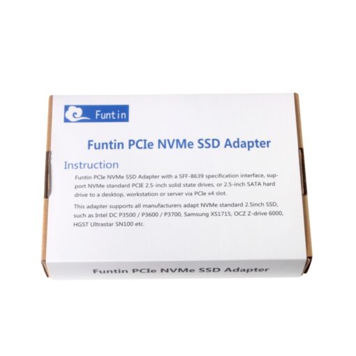 Funtin PCIe NVMe SSD Adapter with U.2 - SFF-8639 - Interface for 2.5 NVMe SSD 09
