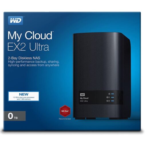 WD My Cloud EX2 Ultra 2-Bay Diskless NAS WDBVBZ0000NCH