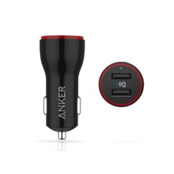 Anker 24W Dual USB Car Charger PowerDrive 2 For iPhone