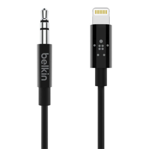 Belkin Lightning To Audio 3.5 Cable 1.8 Meter - Black