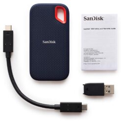 In box components of Sandisk 1TB SSD
