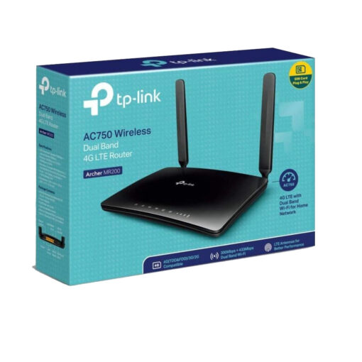Tp-Link AC750 MR200 4G LTE Wireless Dual Band Router
