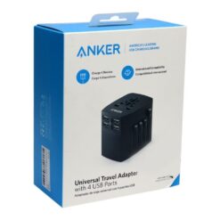 Anker Universal Travel Adapter With 4 USB Ports