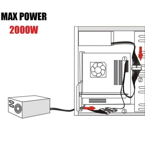 Dual Power Supply joiner cable installation