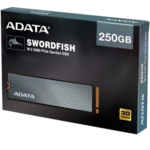 ADATA 250GB Swordfish M.2 2280 PCIe NVMe Gen3x4 SSD 3D NAND