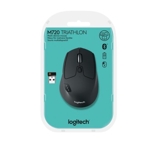 Logitech M720 Triathlon Multi Device Wireless Bluetooth Mouse