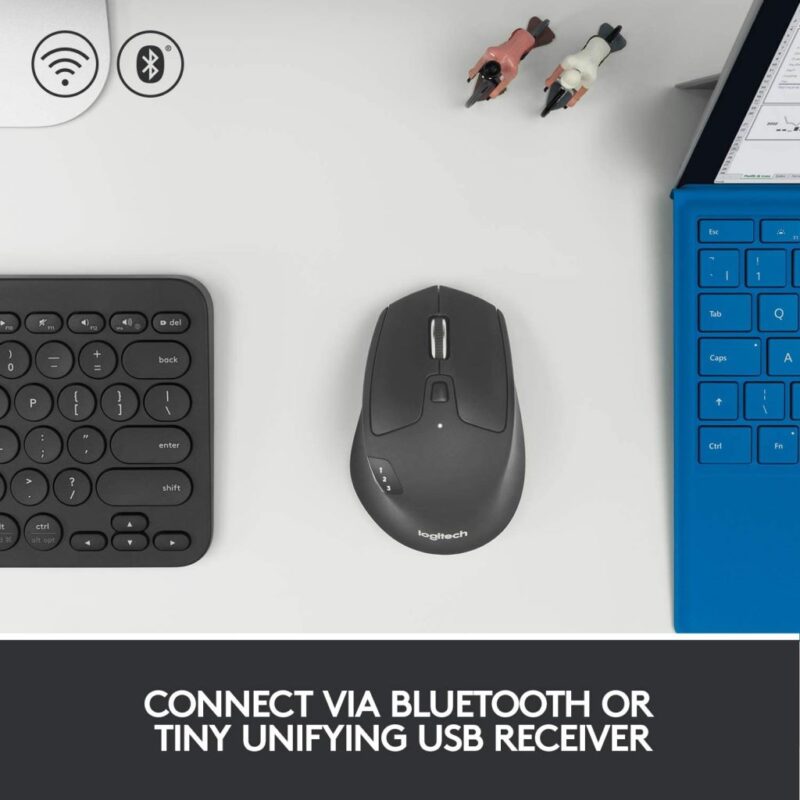 Logitech M720 Triathlon Multi Device Wireless Bluetooth Mouse