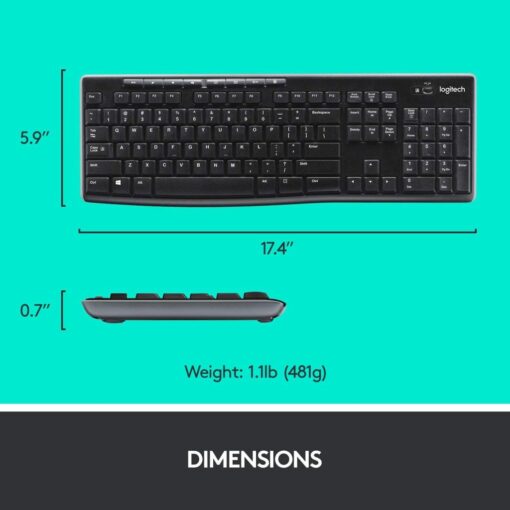 Logitech MK270 Wireless Keyboard and Mouse Combo 07