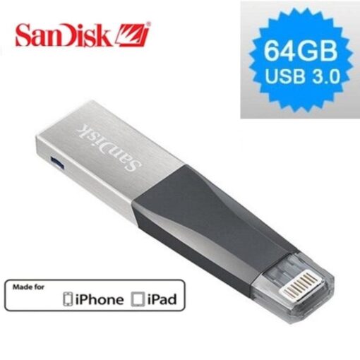 SanDisk 64GB iXpand Mini Dual Flash Drive SDIX40N 06