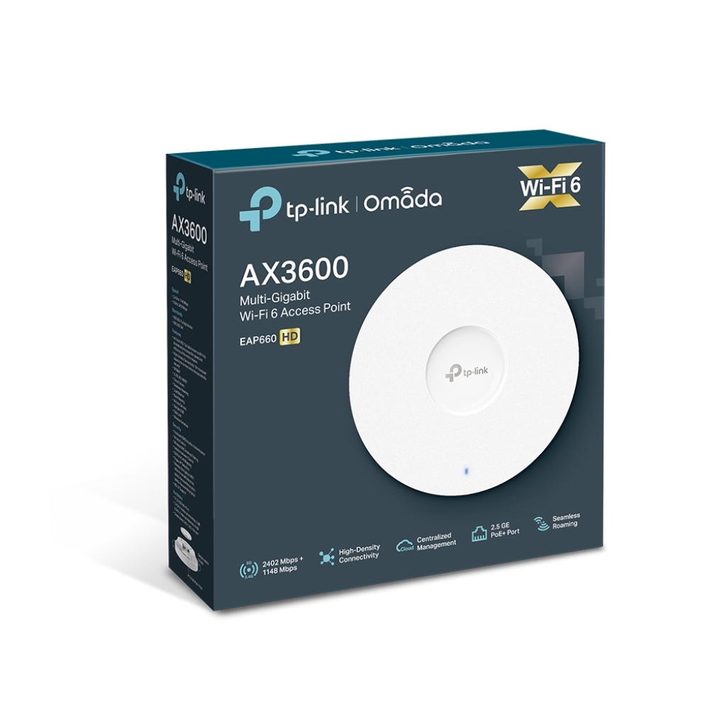TP-Link Omada AX3600 Multi-Gigabit Wi-Fi 6 EAP660 HD Access Point