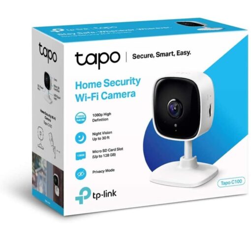 TP-Link Tapo C100 CCTV Home Security WiFi Camera 1080p Crystal Clear
