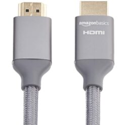 AmazonBasics 48Gbps High-Speed 8K HDMI Cable - Dark Gray - 3 Meter