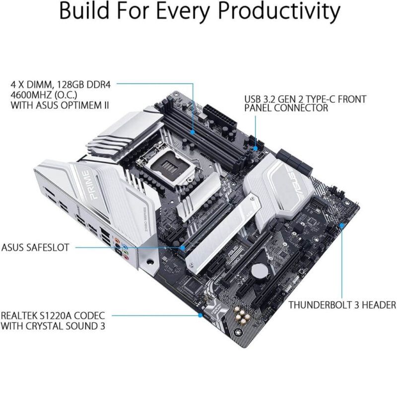 Asus Prime Z490-A LGA 1200 Intel 10th Gen ATX Motherboard