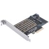 Orico Dual M.2 NVMe To PCIe 3.0 X4 Expansion Card PDM2