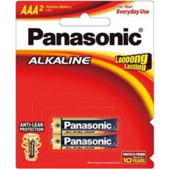 Panasonic AAA Alkaline Battery 2 Pack