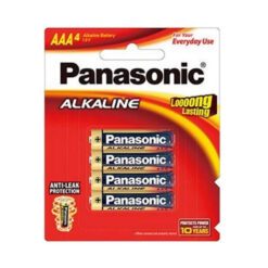 Panasonic AAA Alkaline Battery 4 Pack