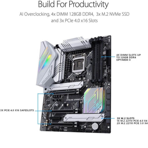 Asus Prime Z590-A LGA 1200 Intel 11th and 10th Gen ATX Motherboard - Image 5