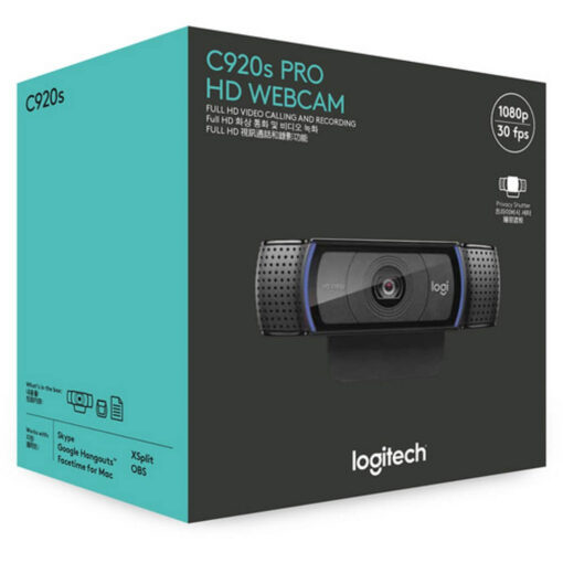 Logitech C920S HD Pro Webcam with Privacy Shutter