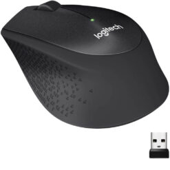 Logitech M330 Silent Wireless Mouse Black