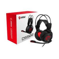 MSI Gaming Headset DS502 With Microphone Enhanced Virtual 7.1 Surround Sound and Intelligent Vibration System