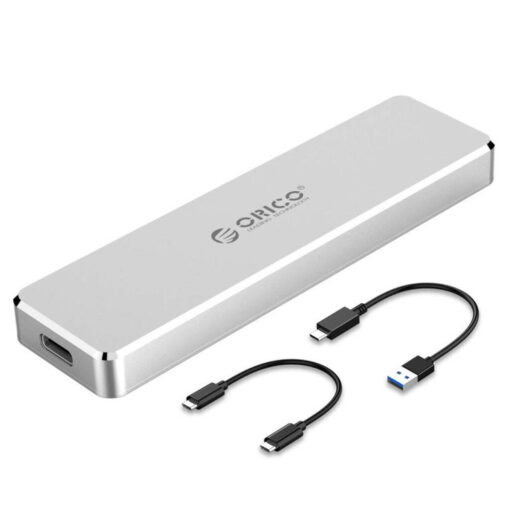 Orico Mini NVMe M.2 SSD Enclosure Push-Open Aluminum NVMe External Hard Drive Case USB3.1 Gen2 Type-C