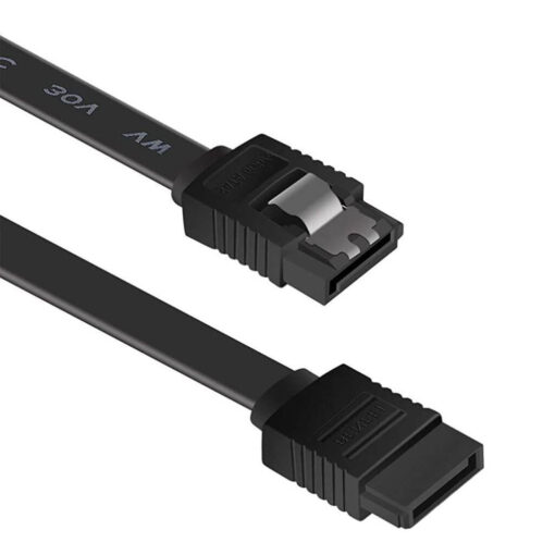 SATA Cable III, BENFEI SATA Cable III 6Gbps Straight HDD SDD Data Cable with Locking Latch 18 Inch Compatible for SATA HDD, SSD, CD Driver, CD Writer - Black - Image 2