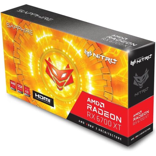 Sapphire Nitro+ AMD Radeon RX 6700 XT Gaming Graphics Card with 12GB GDDR6 - AMD RDNA 2