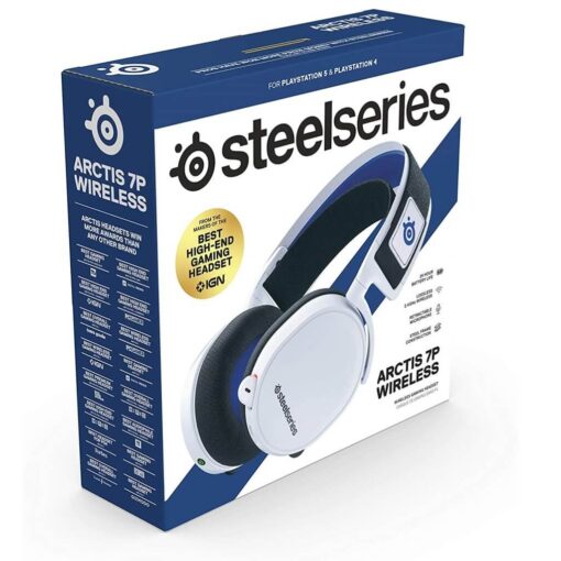 SteelSeries Arctis 7P Wireless - Lossless 2.4 GHz Wireless Gaming Headset For PlayStation 5 And PlayStation 4 - White