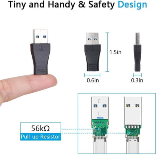 USB 3.0 To USB Type-C 3.1 Female To Male Converter Adapter - Image 4