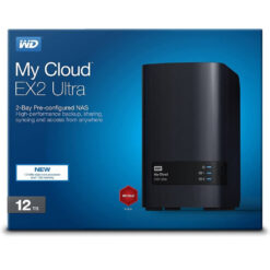 WD 12TB My Cloud EX2 Ultra Network Attached Storage - 2-Bay NAS Storage Expert Series