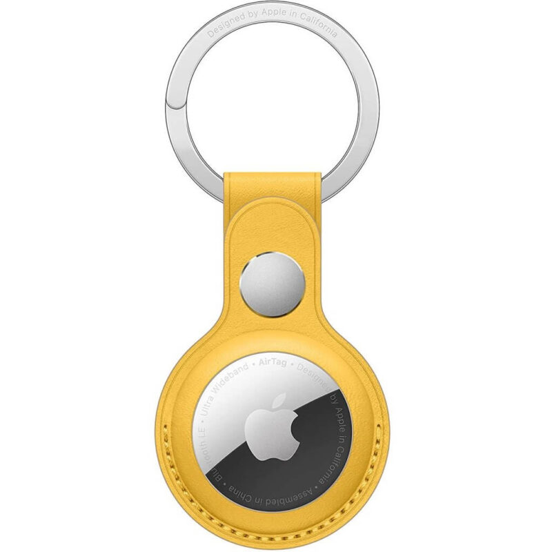 Apple AirTag Leather Key Ring Red I.T. Megabyte Computers