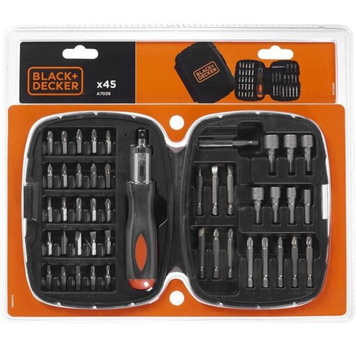 Black & Decker A7039 Screwdriver Set 45 Piece