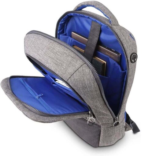 Lenovo 15.6 Inch Laptop Backpack By NAVA - Grey - Image 6