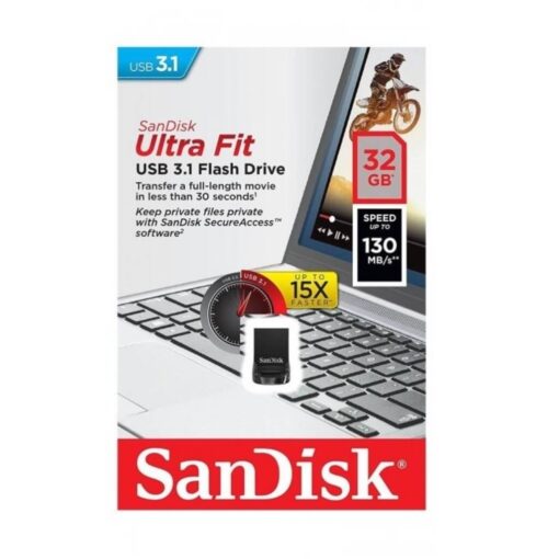 SanDisk 32GB Ultra Fit USB 3.1 Flash Drive