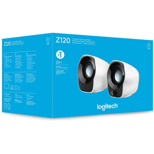 Logitech Stereo Speakers Z120 USB Powered