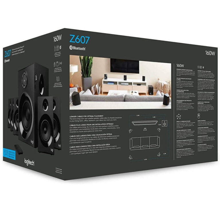 Logitech Z607 160W Wireless Bluetooth 5.1 Surround Speaker System