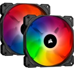 Corsair iCUE SP140 RGB Pro Performance 140mm Dual Fan Kit with Lighting Node Core