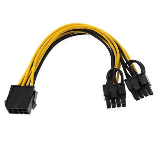 GPU VGA Power Extension 8 pin to 8 pin Dual Converter Adapter