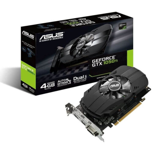 Asus GeForce GTX 1050 Ti 4GB Phoenix Fan Edition DVI-D HDMI DP 1.4 Gaming Graphics Card