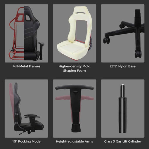 DXRacer P Series Gaming Chair - Black - Image 14