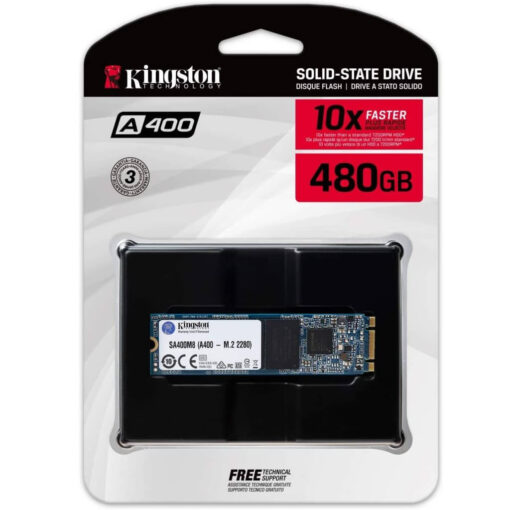 Kingston 480GB M.2 Internal SSD SATA A400 Solid State Drive