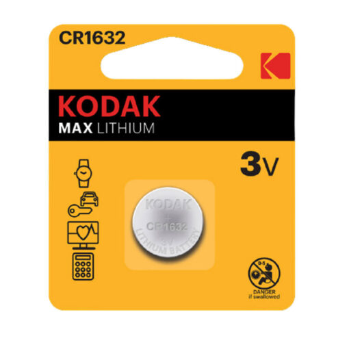 Kodak CR1632 Lithium 3V Coin Cell Battery
