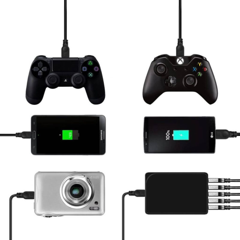 PlayStation 4 DualShock 4 USB Charger Cable For Controller I.T