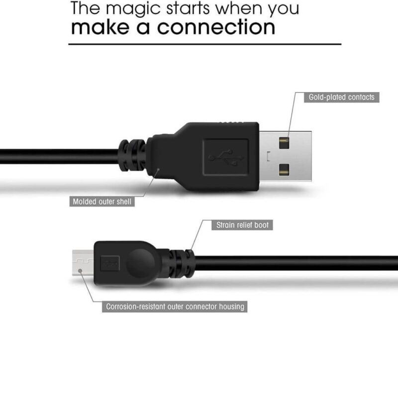 PlayStation 4 DualShock 4 USB Charger Cable For Controller I.T