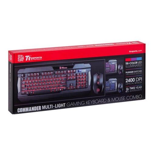 Thermaltake Tt-eSports Commander Multi-light Gaming Keyboard & Mouse Combo