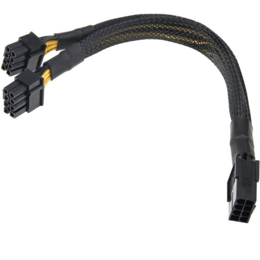 8 Pin PCIe Splitter PCI-e 8 Pin Female to Dual 8 Pin(6+2) Male GPU VGA Power Cable PCI Express Adapter For Graphics Video Card