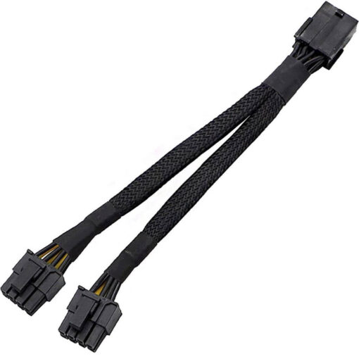 8 Pin PCIe Splitter PCI-e 8 Pin Female to Dual 8 Pin(6+2) Male GPU VGA Power Cable PCI Express Adapter For Graphics Video Card
